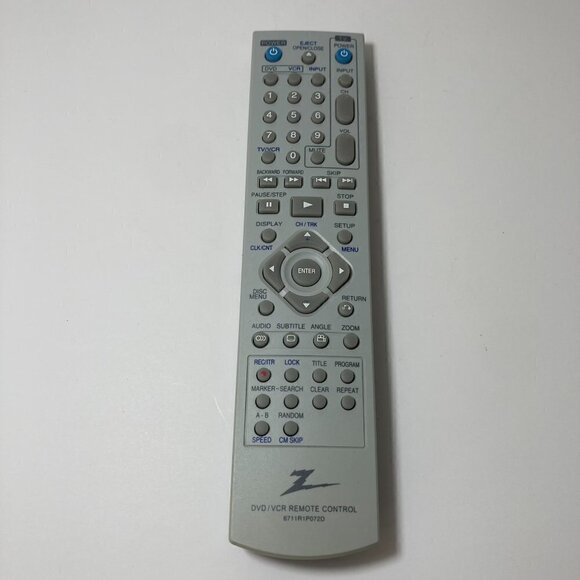 Zenith 6711R1P072D Remote Control - Tested Works - Picture 1 of 3